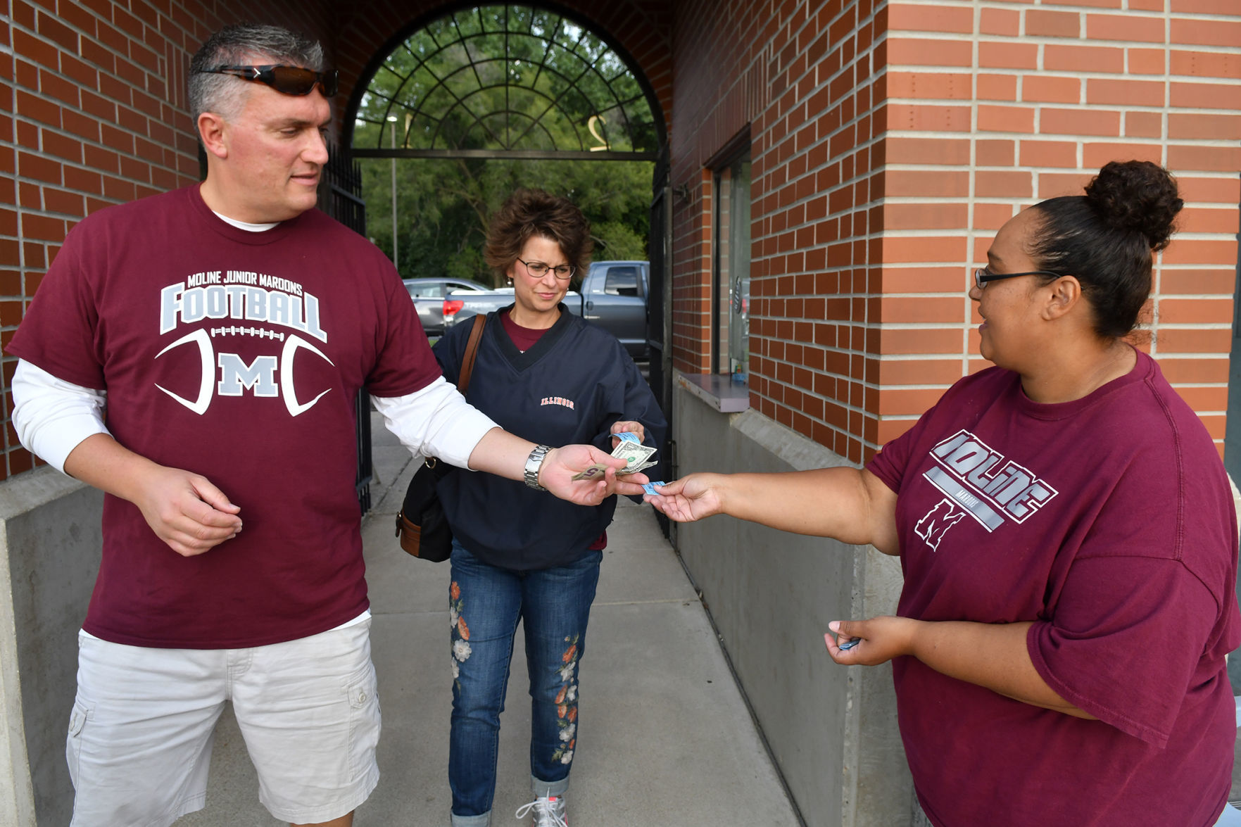 Friday Night Lights, at Moline football game